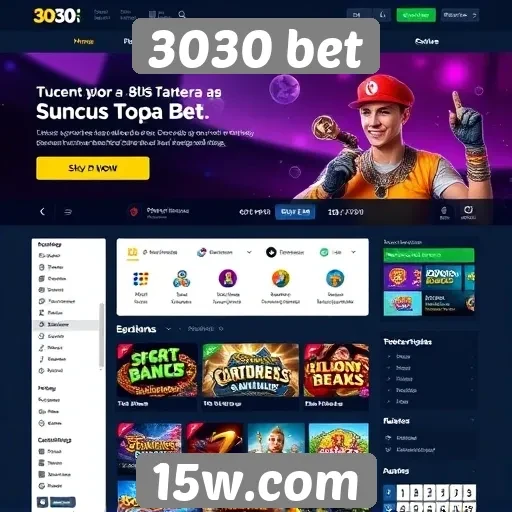 Novo design do site 3030 bet atrai jogadores